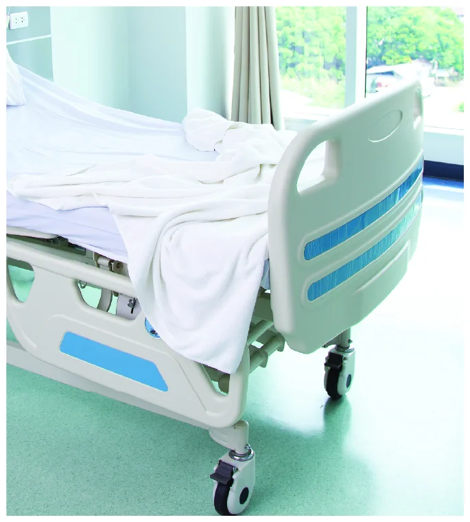 patient beds and kick plates